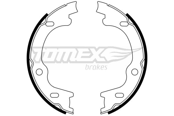 Sada brzdových čeľustí TOMEX Brakes